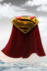 Superman Cape 5k (640x1136) Resolution Wallpaper