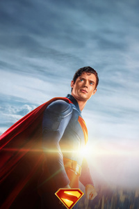 Superman Flight Of The Hero (750x1334) Resolution Wallpaper