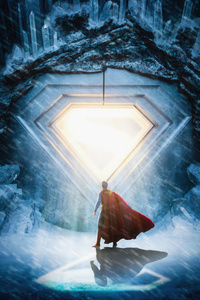 Superman Fortress Of Solitude (720x1280) Resolution Wallpaper