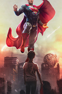 Superman Henry 4k (1280x2120) Resolution Wallpaper