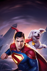 Superman In Injustice 2 Mobile Game (320x568) Resolution Wallpaper