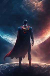 480x854 Superman In Strange World
