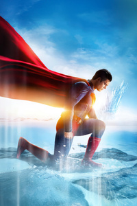 Superman In The Fortress Of Solitude (1080x2400) Resolution Wallpaper