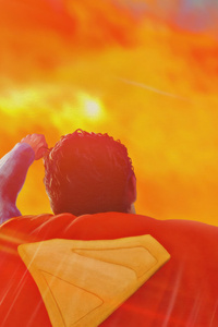 Superman Into The Unknown (480x854) Resolution Wallpaper