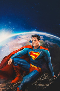 Superman Journey Beyond The Stars (480x854) Resolution Wallpaper