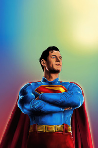 Superman Kryptonian Power Unleashed (480x854) Resolution Wallpaper