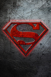 640x960 Superman Logo 4k