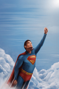 Superman Look Up World (1080x1920) Resolution Wallpaper