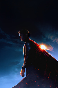 Superman Never Give Up 2025 (640x1136) Resolution Wallpaper