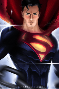 Superman New Digital Arts (640x960) Resolution Wallpaper