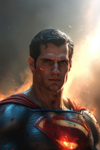 Superman Resolute After Battle (480x854) Resolution Wallpaper