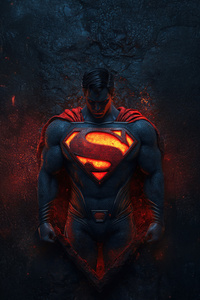 Superman Steel And Strength (240x400) Resolution Wallpaper