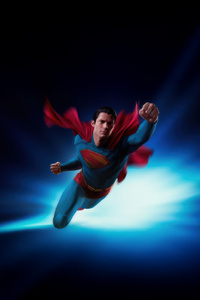 Superman The Iconic Protector (640x1136) Resolution Wallpaper