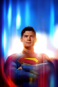 Superman The New Face Of Metropolis (240x400) Resolution Wallpaper