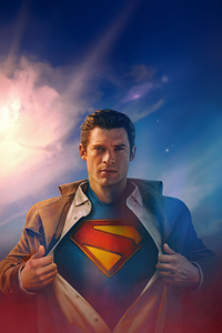 Superman Unmasked Power (640x960) Resolution Wallpaper