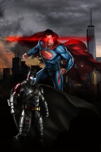 Superman Vs Batman 5k Art