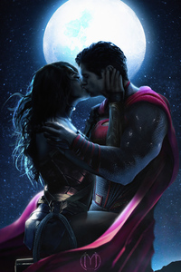 Superman Wonder Woman In Love