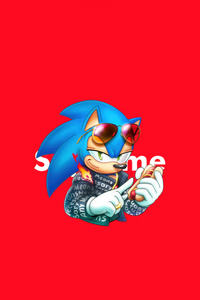 Supreme Sonic (1440x2560) Resolution Wallpaper