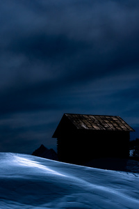 540x960 Surselva Switzerland Dark Blue Evening 5k