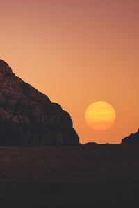 640x1136 Susnet Sun Rocks Mountains