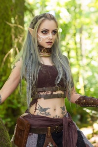 Tattoo Elf Girl Outdoor