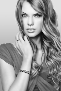 Taylor Swift Digital Painting (640x960) Resolution Wallpaper
