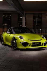 Techart Porsche 911 Targa 4s (240x320) Resolution Wallpaper