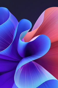 Techno Abstract Flower (540x960) Resolution Wallpaper