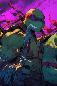 Teenage Mutant Ninja Turtles Adventure Begins (320x568) Resolution Wallpaper