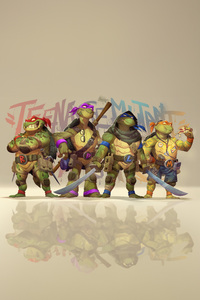 Teenage Mutant Ninja Turtles Fanart 4k (240x320) Resolution Wallpaper