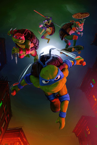 Teenage Mutant Ninja Turtles Mutant Mayhem 15k (1080x2280) Resolution Wallpaper