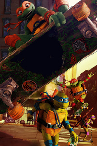 320x480 Teenage Mutant Ninja Turtles Mutant Mayhem 5k