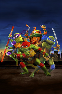 Teenage Mutant Ninja Turtles Mutant Mayhem Movie (1440x2960) Resolution Wallpaper