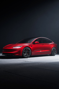 Tesla Model 3 Performance 4k (1080x2160) Resolution Wallpaper