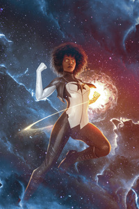 Teyonah Parris As Monica Rambeau In The Marvels (640x1136) Resolution Wallpaper