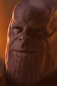 Thanos 4k Art (640x1136) Resolution Wallpaper