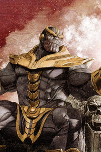 Thanos Art New (1080x2160) Resolution Wallpaper