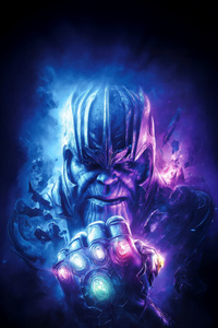 Thanos Evil God Rises (2160x3840) Resolution Wallpaper