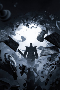 Thanos Final Stand (640x960) Resolution Wallpaper
