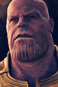 Thanos In Avengers Infinity War 4k Artwork (640x1136) Resolution Wallpaper
