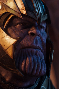 Thanos In Avengers Infinity War Movie (240x400) Resolution Wallpaper