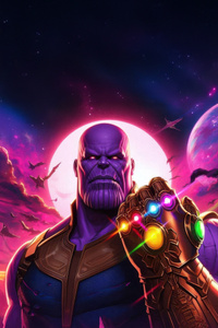 Thanos In Focus (1280x2120) Resolution Wallpaper