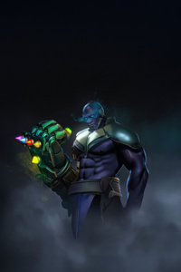 Thanos In Marvel Rivals (240x320) Resolution Wallpaper