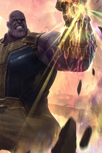 Thanos Manic (320x568) Resolution Wallpaper