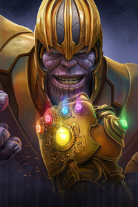 1125x2436 Thanos Marvel Lenticular