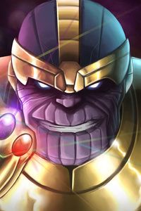Thanos Six Gems (1440x2560) Resolution Wallpaper