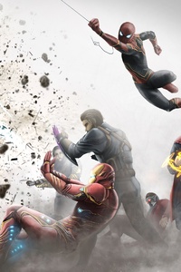 800x1280 Thanos Team Vs Avengers