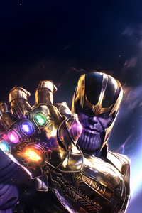 Thanos The Inevitable Titan (1080x2400) Resolution Wallpaper
