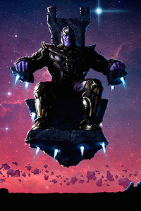 Thanos Throne (1280x2120) Resolution Wallpaper