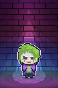 The 8 Bit Joker (1080x2400) Resolution Wallpaper